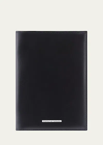 Porsche Design Classic Passport Holder In Black