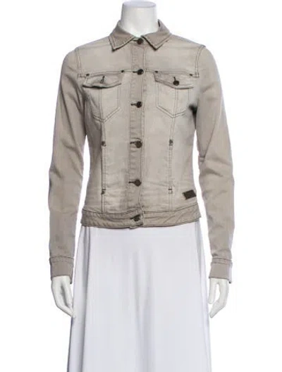 Pre-owned Porsche Design Denim Jacket In Gray