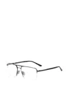 Porsche Design 더블 브리지 스퀘어 프레임 선글라스 In Metallic