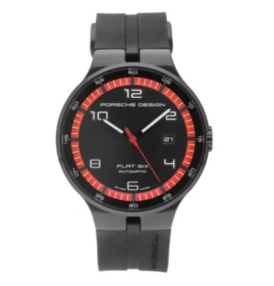 Pre-owned Porsche Design Flat Six 44mm Black Dial Automatic Men's Watch P.635043441254