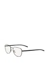 Porsche Design 기하학 프레임 안경 In White