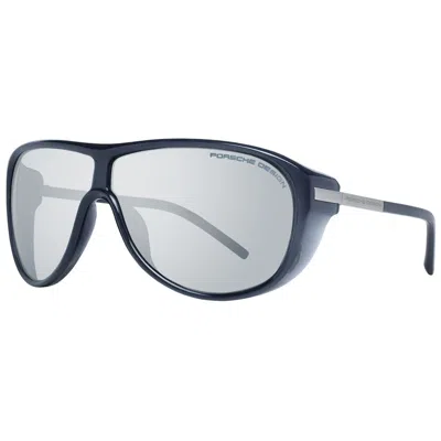 Porsche Design Gray Men Sunglasses In Blue