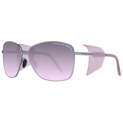 Porsche Design Gray Women Sunglasses In Purple