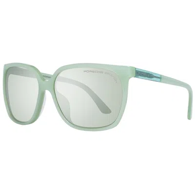 PORSCHE DESIGN GREEN ACETATE SUNGLASSES