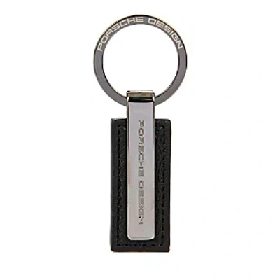 Porsche Design Keyring Metal Bar In Black