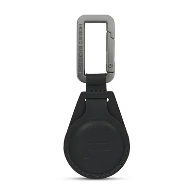 Porsche Design Leather Key Ring Tracker In Black