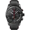 Porsche Design Black Leather Watch In Black