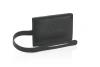 Porsche Design Leather Name Tag In Black