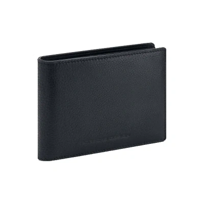 Porsche Design Leather Porsche Pelletteria Mod. Oso09905-005 In Black