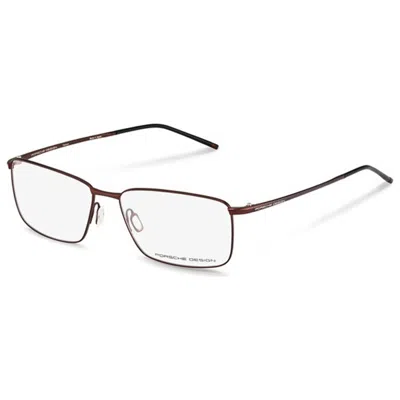 Porsche Design Men's 55mm Eyeglasses P8364-55d In Red