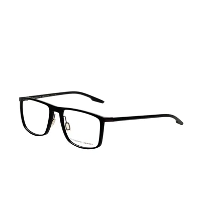 Porsche Design Rectangle-frame Glasses In Black