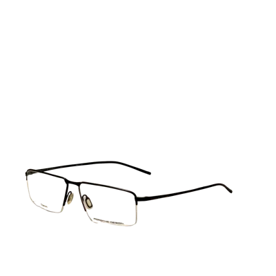 Porsche Design Men's 58 Mm Black Eyeglasses In Metallic