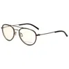 Porsche Design Men's 53mm Brown Opticals P8366-53d In Black