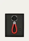 Porsche Design Men's Pd Keyring Leather Cord In Red