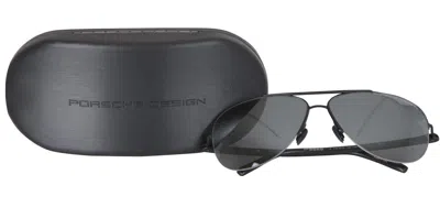 Pre-owned Porsche Design Men's Sunglasses P' 8569 A 61 V731 In Blue