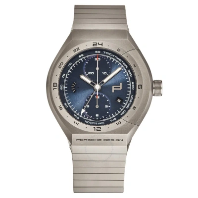 Porsche Design Monobloc Actuator Chronograph Automatic Black Dial Men's Watch 6030.6.02.003.02.5 In Black / Blue