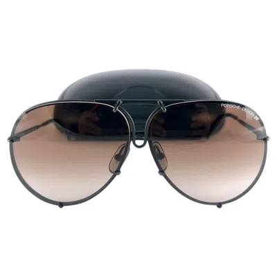 Pre-owned Porsche Design New Vintage  By Carrera 5621 Black Matte Small Sunglasses Austria