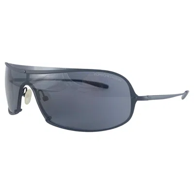 Pre-owned Porsche Design New Vintage Porsche P3015 Shield Frame Blue 1990 Sunglasses Made In Ireland
