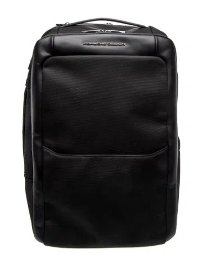 Pre-owned Porsche Design Nylon Suitcase In Black