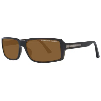 Porsche Design Olive Men Sunglasses In Black