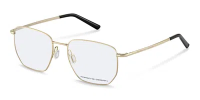 Porsche Design P81003 D000 Occhiali Da Vista Oro Per Uomo (solo Montatura) In Pattern