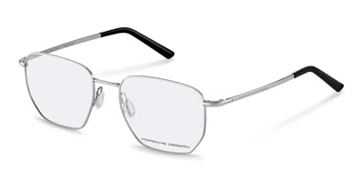 Porsche Design P81003 B000 Occhiali Da Vista Argentati Per Uomo (solo Montatura) In Metallic