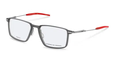Porsche Design P81006 D000 Occhiali Da Vista Grigi Per Uomo (solo Montatura)