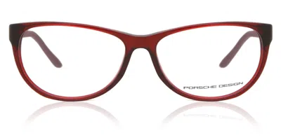 Porsche Design P8246 C Occhiali Da Vista Rossi Per Donna (solo Montatura) In Brown