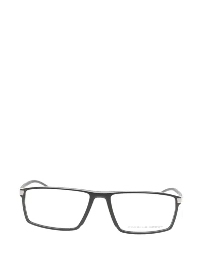 Porsche Design P´8349 Rectangle-frame Glasses In Black