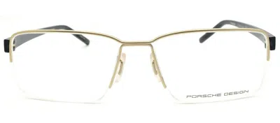 Porsche Design P8351-d Square Eyeglasses In Gold