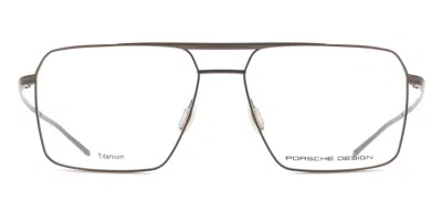 Porsche Design P8386 C Men's Glasses Brown Size 57 - Free Lenses - Blue Light Block Available