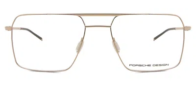 Porsche Design P8386 D Men's Glasses Gold Size 57 - Free Lenses - Blue Light Block Available