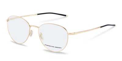 Porsche Design P8387 B Men's Glasses Gold Size 53 - Free Lenses - Blue Light Block Available