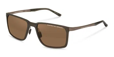 Porsche Design P86002 C629 Occhiali Da Sole Verdi Per Uomo In Multi