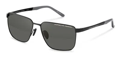 Porsche Design P86004 Polarized A416 Occhiali Da Sole Neri Per Uomo In Multi