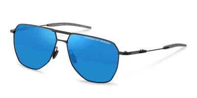 Porsche Design P86005 A564 Occhiali Da Sole Neri Per Uomo In Multi