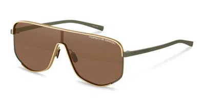 Porsche Design P86007 B805 Occhiali Da Sole Oro Per Uomo