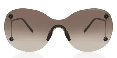 Porsche Design P8621 A/v879 Women's Sunglasses Grey Size 139 In Gray