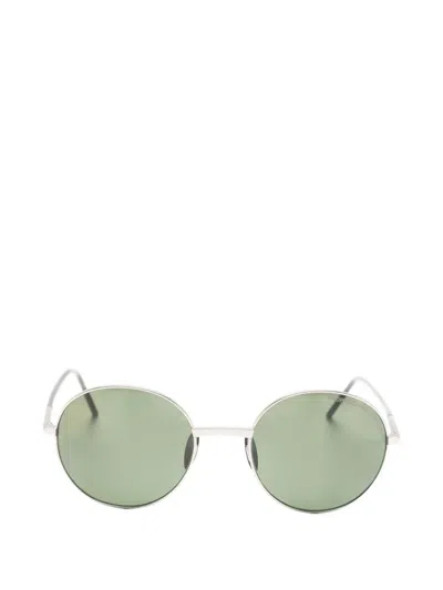 Porsche Design P'8631 Round-frame Sunglasses In Silver