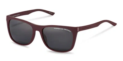 Porsche Design P8648 D Men's Sunglasses Red Size 56