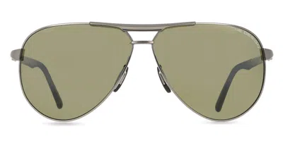 Porsche Design P8649 Polarized I Occhiali Da Sole Grigi Per Uomo
