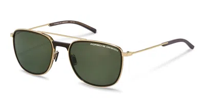 Porsche Design P8690 B Occhiali Da Sole Oro Per Uomo In Gold
