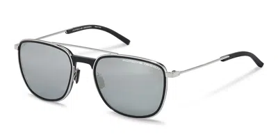 Porsche Design P8690 C Occhiali Da Sole Argentati Per Uomo In Silver