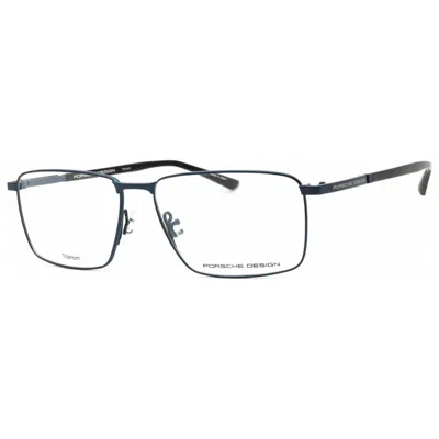 Porsche Design P872955c Titanium Rectangle Frame Eyeglasses In Multi