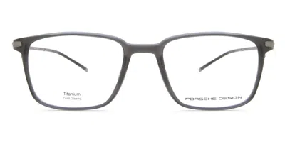 Porsche Design P8735 Men's Glasses, Clear, Size 54 In Gray