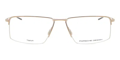 Porsche Design P8736 Men's Glasses, Gold, Size 58
