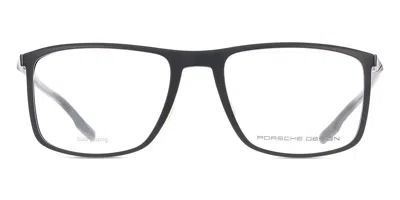 Porsche Design P8738 Men's Glasses, Black, Size 56