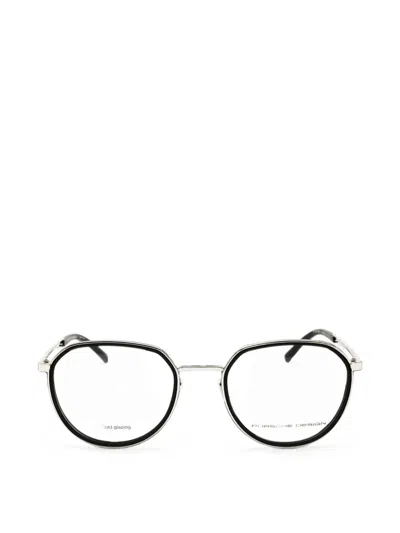 Porsche Design P8740 Round-frame Glasses In Black