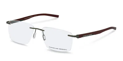 Porsche Design P8748 C0s2 Occhiali Da Vista Grigi Per Uomo (solo Montatura)