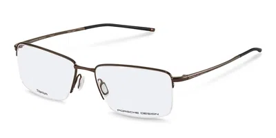 Porsche Design P8751 D Men's Glasses Brown Size 56 - Free Lenses - Blue Light Block Available